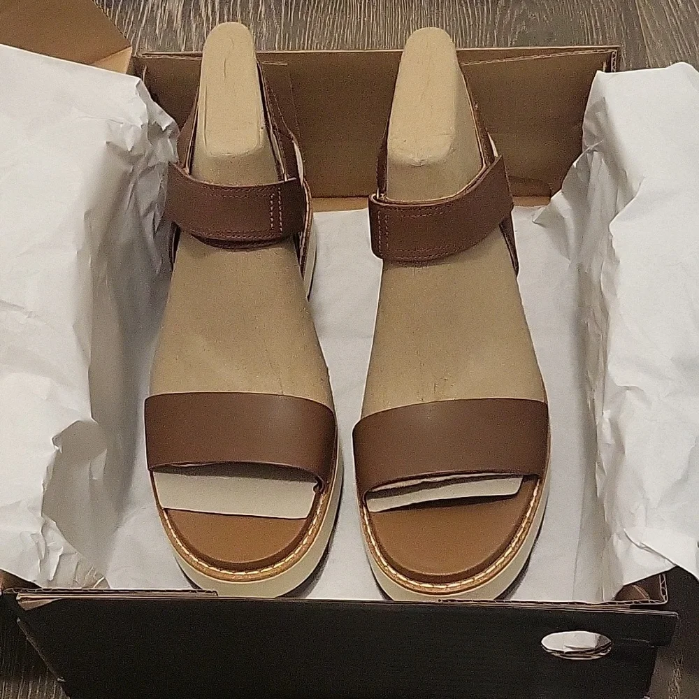 Sorel Women's Joanie™ IV Y Strap Wedge Sandal Size 11 Never Worn - Picture 17 of 17